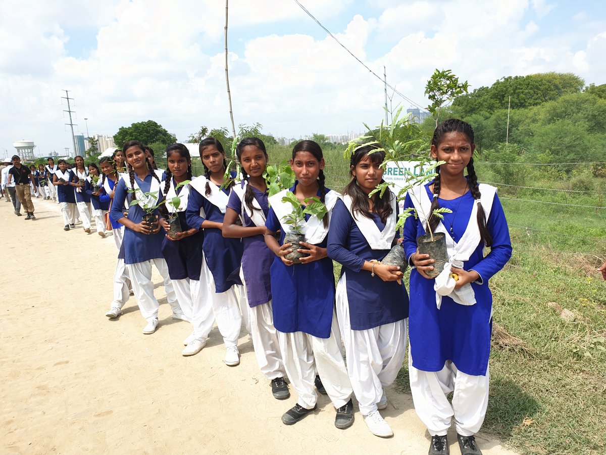 hcltech's tweet photo. We celebrated the 43rd HCL Day by planting 4,300 saplings in phase III of Uday Upvan Sorkha. #HCLDAY #43YearsOfHCL https://t.co/Imb45HbW3Z