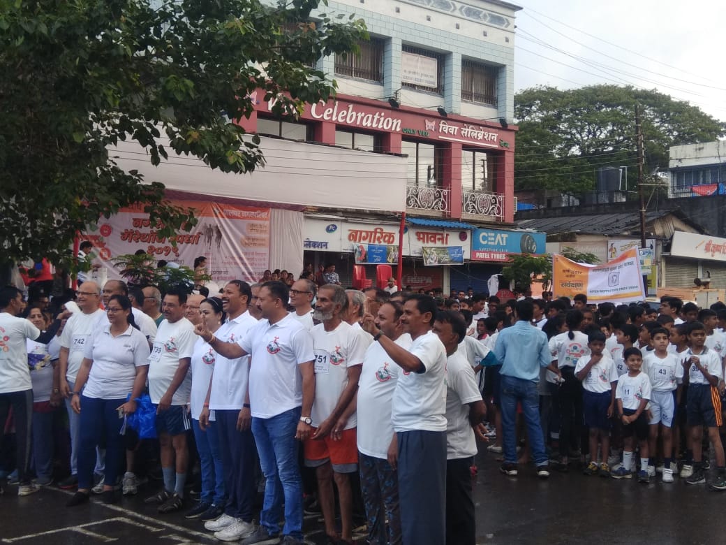 CouncilPalghar's tweet photo. On 25th August 2019 Marathon Run was conducted by Palghar Municipal Council to promote Swachh Survekshan League 2020 by citizens and students under the jurisdiction of ULB https://t.co/Y2qH2WR0yw