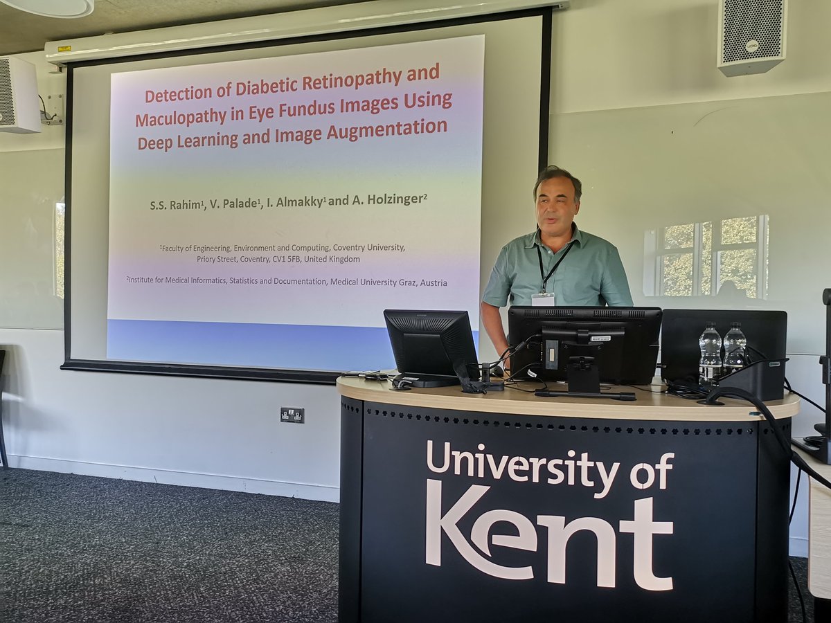 aholzin's tweet photo. Vasile Palade in Canterbury @ares2019 #cdmake https://t.co/HpdwKvAhDK