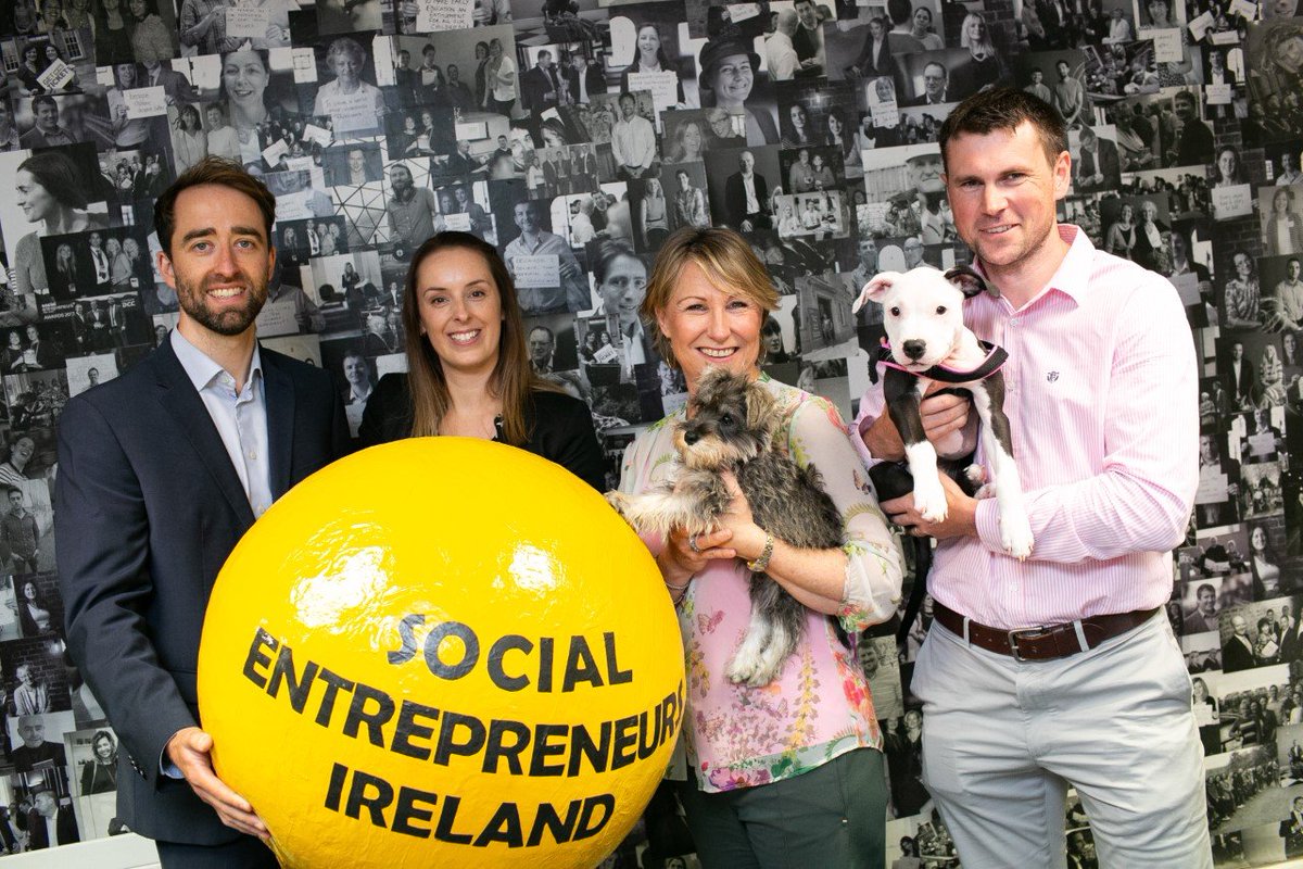 MypetBond.com (@petbond_ireland) on Twitter photo *News* We are thrilled that #PetBond has been short listed for a place on the Social Entrepreneurs Academy. We are 1 of 15 which were successful. In Nov, the winners of SEI awards will be announced! Our founder Tim is pictured with 'Dream' & 'Spud'🐶 with Peaches from <a href="/EOYIreland/">EOY Ireland</a> *News* We are thrilled that #PetBond has been short listed for a place on the Social Entrepreneurs Academy. We are 1 of 15 which were successful. In Nov, the winners of SEI awards will be announced! Our founder Tim is pictured with 'Dream' & 'Spud'🐶 with Peaches from <a href="/EOYIreland/">EOY Ireland</a>