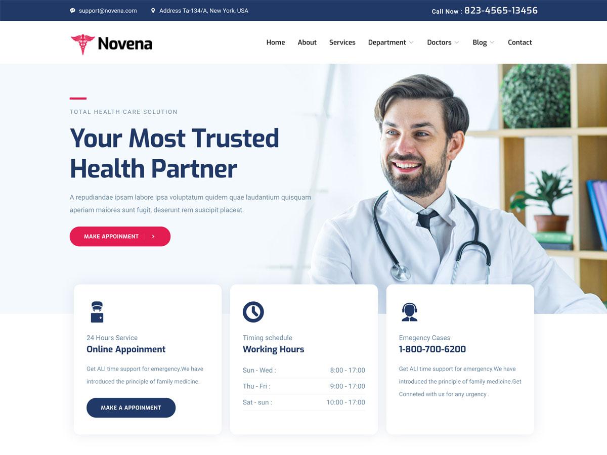 themefisher's tweet image. Themefisher Bring New Medical Website Template Novena : themefisher.com/products/noven… 
#getbootstrap #themefisher #medicleTheme