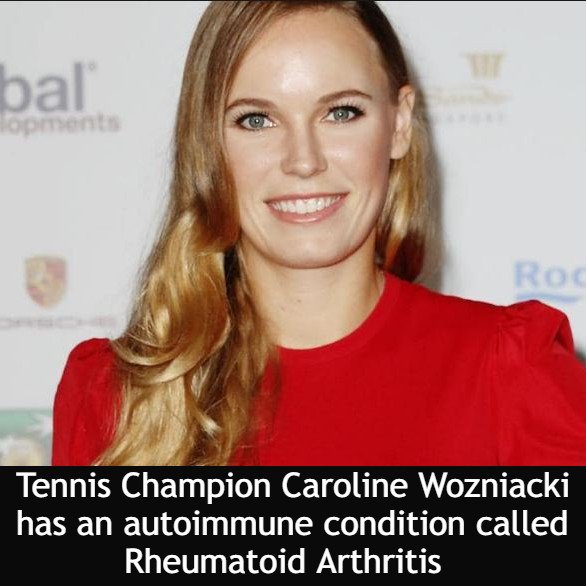 MAutoimmune's tweet photo. Tennis Champion Caroline Wozniacki has an autoimmune disease called Rheumatoid arthritis [RA]. For  info, please follow this link

https://t.co/X1sthmEnnE

#rheumatoidarthritis #chronicillness #autoimmunedisease #chronicpain #arthritis #mrautoimmune #autoimmunewarrior #spoonie https://t.co/NdlUtkMmZT