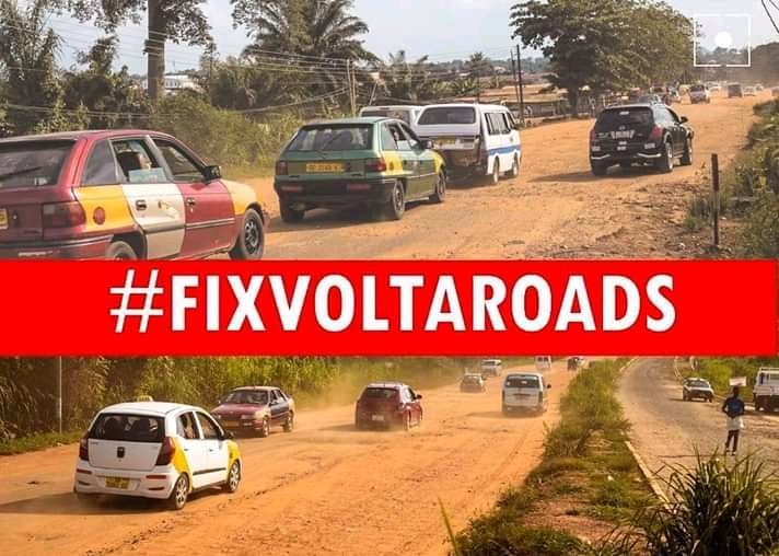 OlarstyMS's tweet photo. @Joy997FM @JOYNEWSONTV @joyonlineghana @JoyFmNews @Adomonline @Adom1063fm @NAkufoAddo #FIXVOLTAROADS @AgbeshieMusic which part of Volta this? https://t.co/UQBcEyLL0X