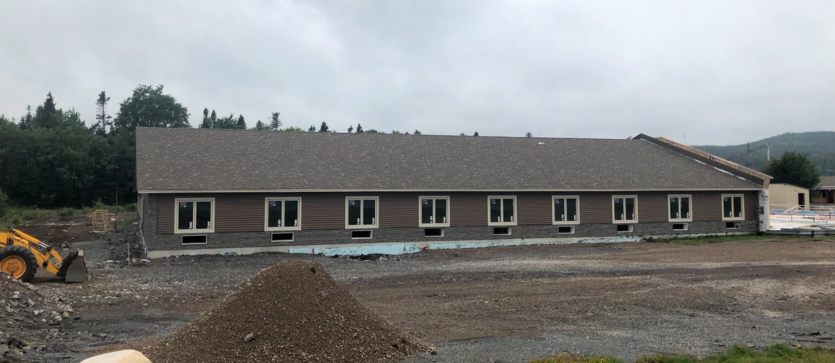 pauldtilley's tweet image. Like a phoenix rising from the ashes, the #Wave Hotel &amp;amp; Pool in #Clarenville is under reconstruction (with plans to reopen early in the new year). After a challenging, but successful summer, the Clarenville #Waverunners are justifiably super excited!