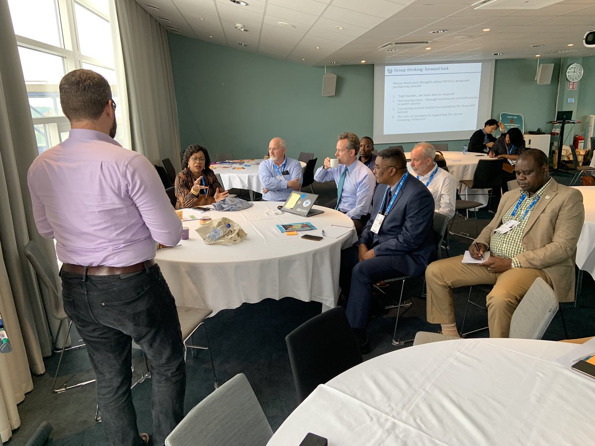 SHFund__'s tweet photo. #HappeningNow
We are all ears! #WSSCC members are getting together at #WWWeek in #Stockholm, discussing and sharing idea on our strategic direction!
#WSSCCMemberInAction https://t.co/IncEfQ1f05