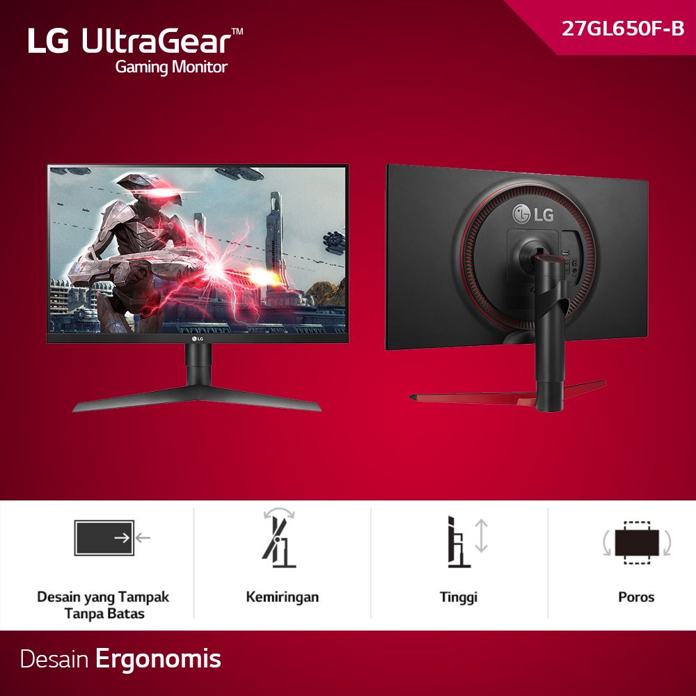 lgeindonesia's tweet photo. MAIN GAME CARA BARU YANG SERU DAN NYAMAN
LG UltraGear Monitor 27GL650 juga memastikan agar kamu tetap mendapatkan posisi ternyaman sepanjang waktu.
https://t.co/bTdYPWU4qg 
#LGUltraGearGamingMonitor #LGGamingMonitor #GamingMonitor #LGMonitor #MonitorTerbaik #27GL650 #LGIndonesia https://t.co/d4rGDBOMLy