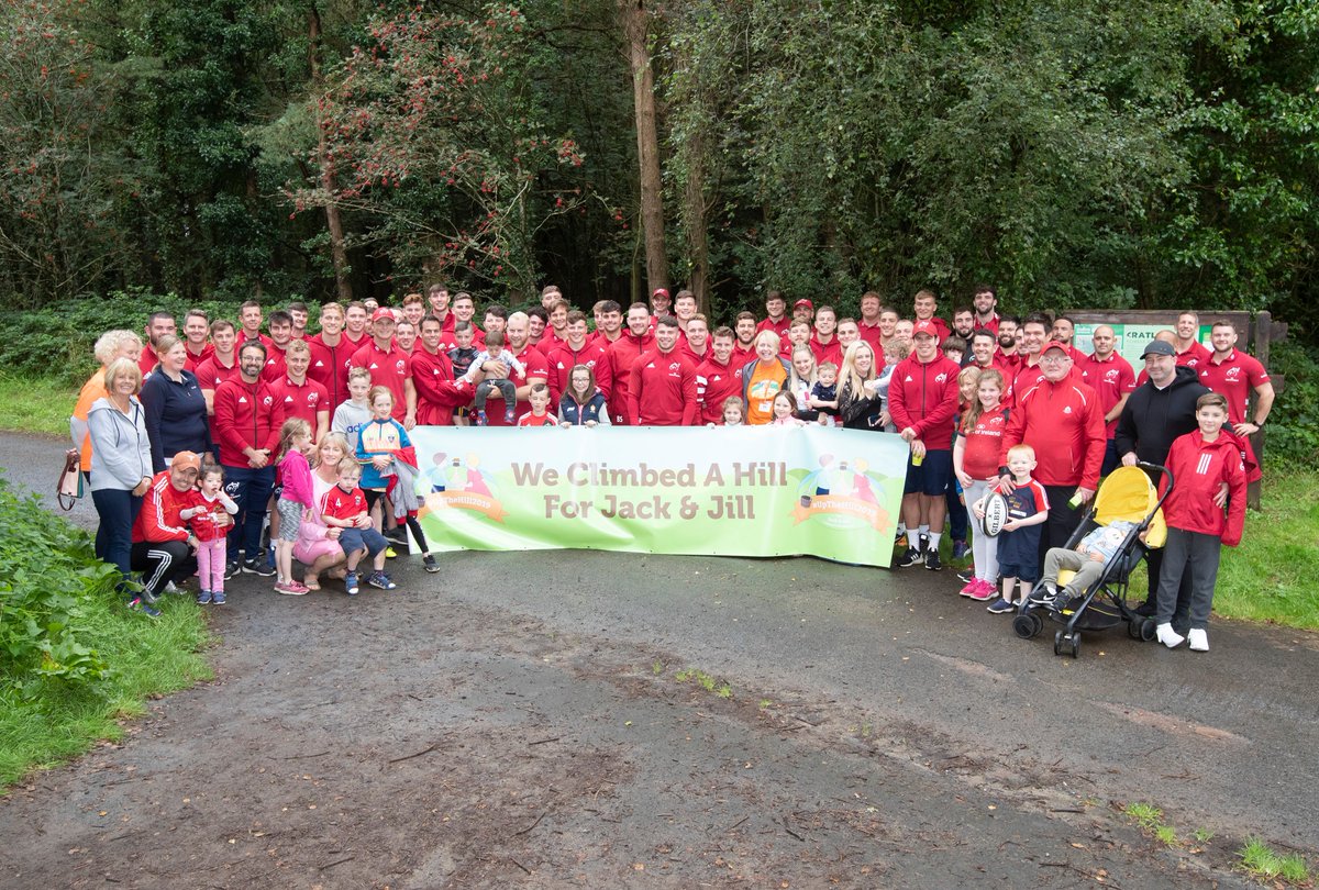 We were delighted to help @JackAndJillCF launch their ‘Up the Hill for Jack &amp; Jill’ fundraising challenge at Cratloe Woods in Co. Clare recently.

See full details and find out how you can get involved in raising vital funds here > > munsterrugby.ie/2019/08/29/mun…

#UptheHill2019