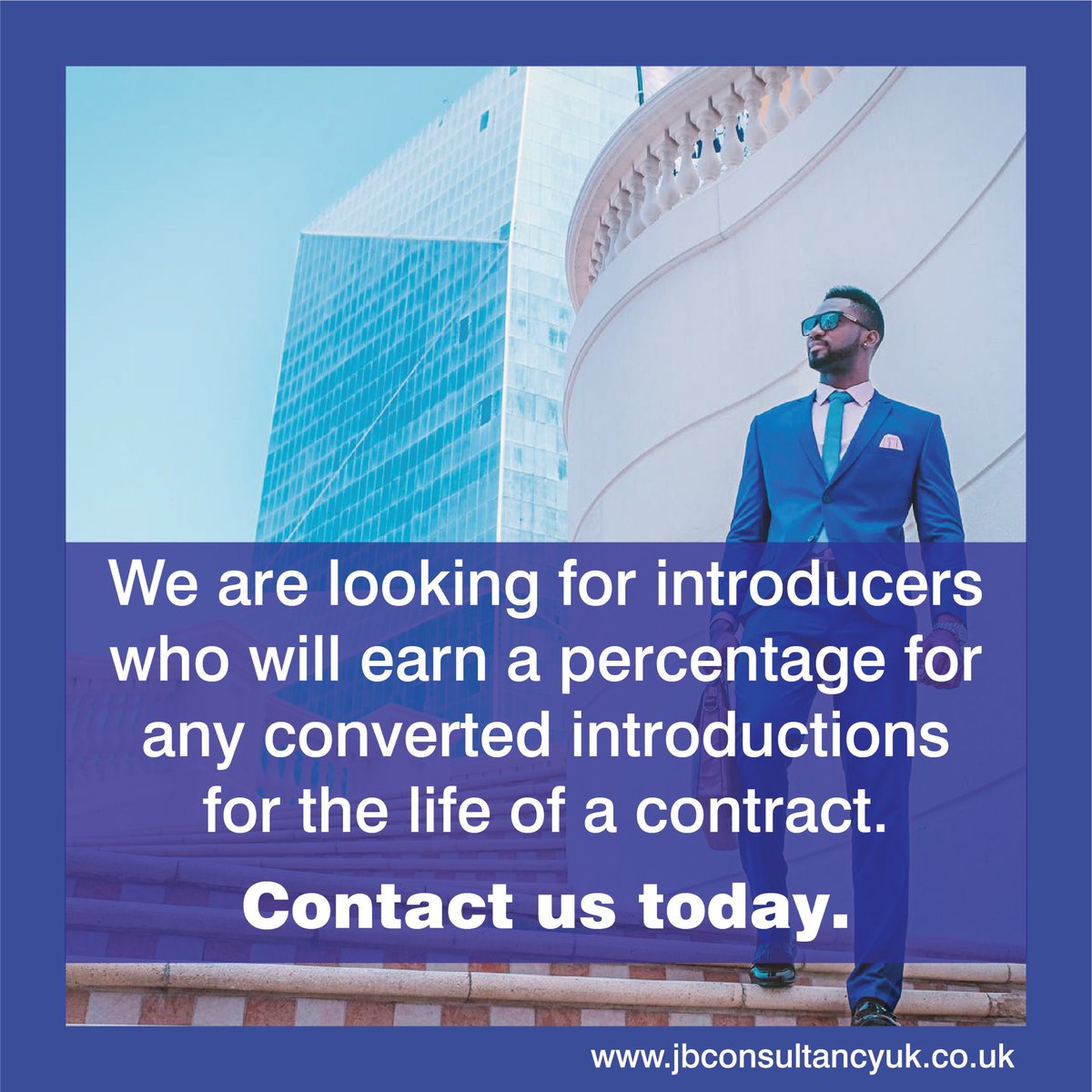 JBC0UKLTD's tweet photo. Do you need an extra income stream? We are looking for introducers. Contact us today 0844 801 3464 https://t.co/o99WUb1zAb