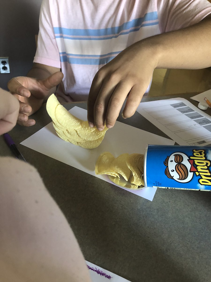 HanlonVTed's tweet photo. Using @Pringles to engage in some first-day-of-school activities around team building. #PringlesRinglesChallenge #chipsforbreakfast #sshhh https://t.co/3i3ICOdWaY
