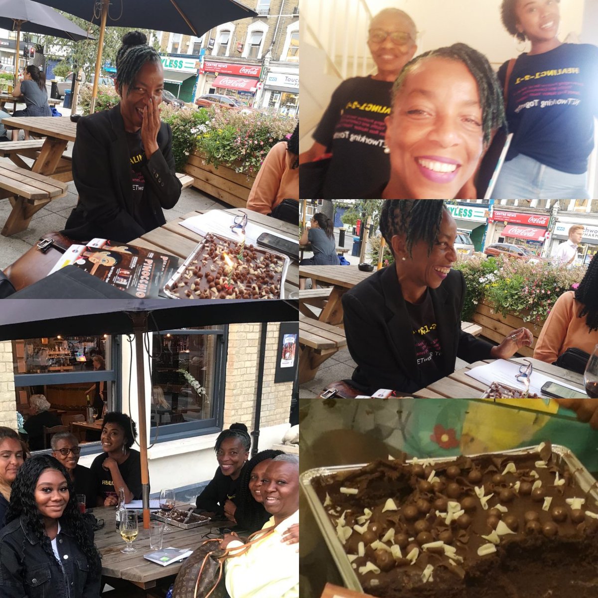 @sabrinapdixon and #team #jrhyshealing121 out and about #sydenham #community #networking can't stay calm it was a #birthday surprise moment 🤩🍃 @JRHYouthSupport #together