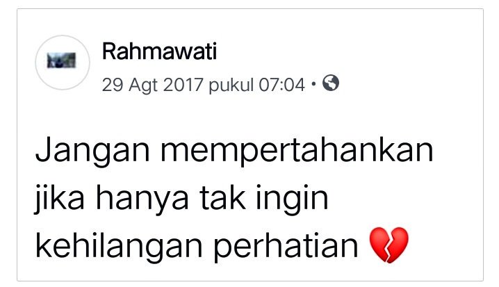 Maceeeee3's tweet photo. Tolong, buat siapapun kalian. Kalau memang sudah hilang rasa atau tak ingin lagi bersama. Cukup katakan, jangan berpura2 bertahan. https://t.co/TtnlRMeytq