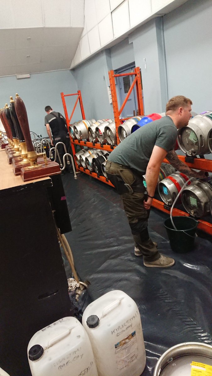 adelbeerfest's tweet photo. The beers are in and settling, all ready for tomorrow to begin @kirkstallbrew #adelbeerfestival #beer #adel https://t.co/k55kBJfrCR