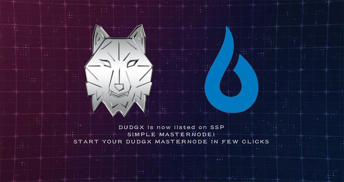 DUDGX is now listed on SSP Simple Masternode! Start your masternode in few clicks. Register on simplepospool.com go to Masternode ➡️Simple Masternode, ➡️Select Coin DUDGX and follow instructions. Thanks to all who voted ❤️ Follow <a href="/real_s_pospool/">Simple Pos Pool</a> pic.x.com/1nrg8Ss6Q8