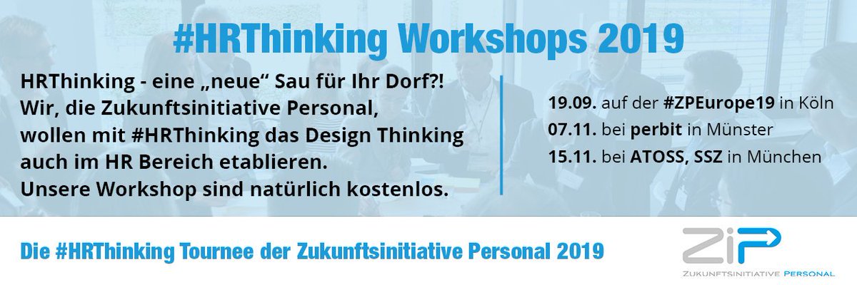 Die #HRThinking Tournee 2019
Der nächste Halt:
- 19.09. auf der #ZPEurope19 in Köln
- 07.11. bei perbit in Münster
- 15.11. bei ATOSS, SSZ in München
Ticket sichern: xing.com/events/collect…
<a href="/ZP_Universe/">Zukunft Personal</a> @ATOSSAG <a href="/GuidoZander/">Guido Zander</a> <a href="/MelanieGoeres/">Melanie Heinemann</a> <a href="/Competence_Site/">Competence Site</a> <a href="/WinfriedFelser/">Dr. Winfried Felser, #EcosystemEconomy</a>