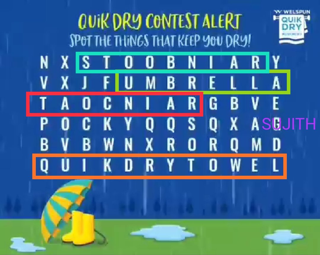 SujithDifferent's tweet photo. @MyWelspun Here Is The List

1) RAIN BOOTS
2) UMBRELLA
3) RAIN COAT
4) QUIK DRY TOWEL

#Welspun
#jith
#SookheRaho
#QuikDryMovement
@MyWelspun 

Join 📢 🔊 

@AnuModi2526 
@karan875 
@snow_man_14 
@iMRobii 
@GauravP26479152 
@sanchitabhartiy 
@wasimkhan627 
@Vandana45086528 
@misssmita3 https://t.co/5c0VvY75rs
