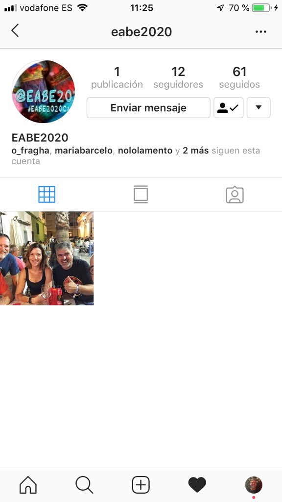 Estrenamos cuenta en #instagram 😘😘 ¿Nos sigues?
instagram.com/eabe2020?igshi…

#eabe20 #eabe2020