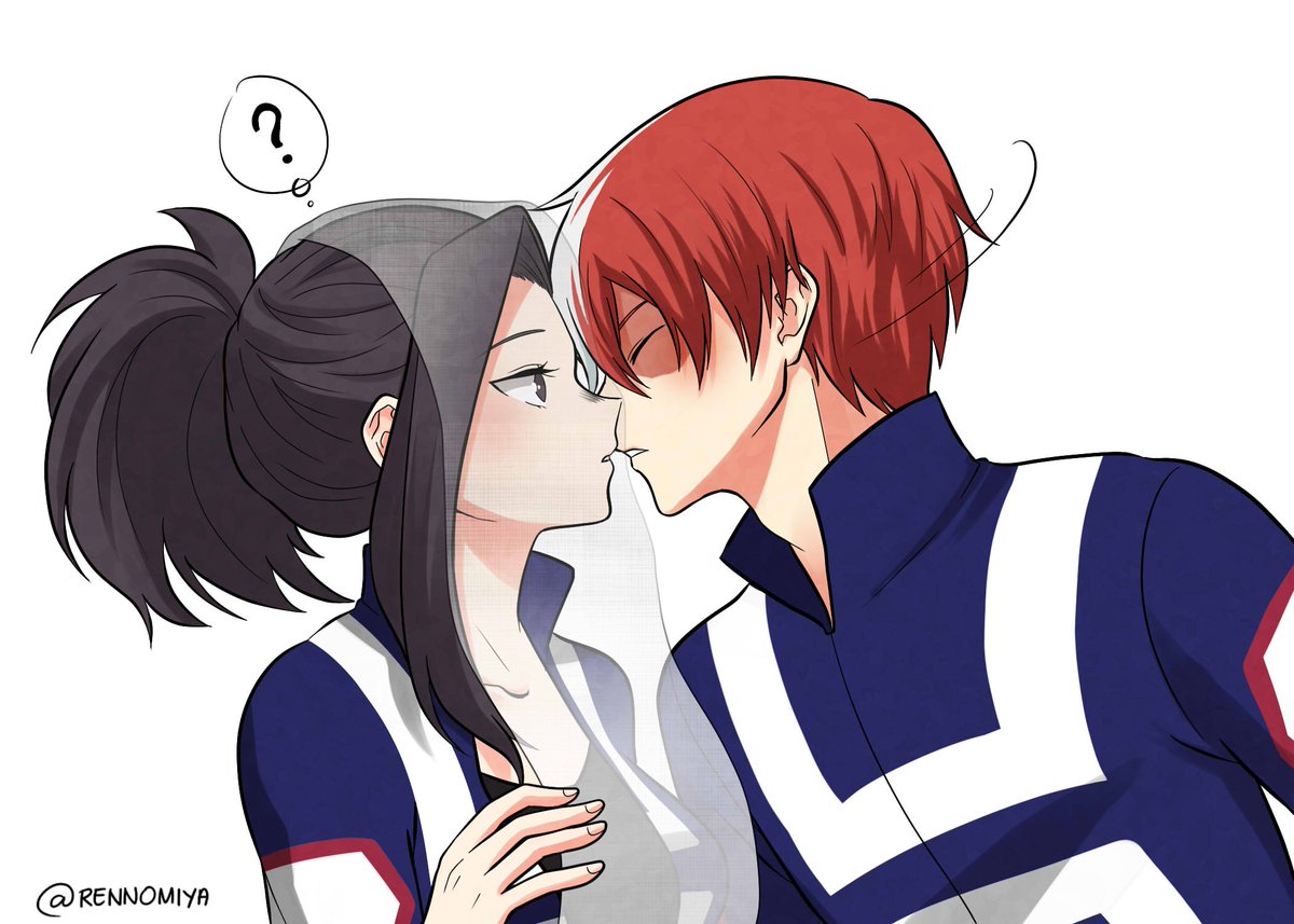 I've read a manga titled Koi Wazurai no Ellie and there's a scene there like this and my mind just screamed 'TODOMOMO'

#todomomo #轟百 #BNHA 