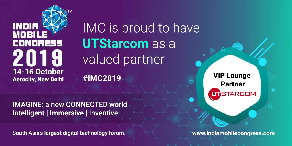 exploreIMC's tweet photo. India Mobile Congress is proud to announce @utstarcom as a valued partner.
UTStarcom is going to be the VIP Lounge Partner at #IMC2019 

#UTStarcom #UTStarcomatIMC https://t.co/O7nCMsNhRG