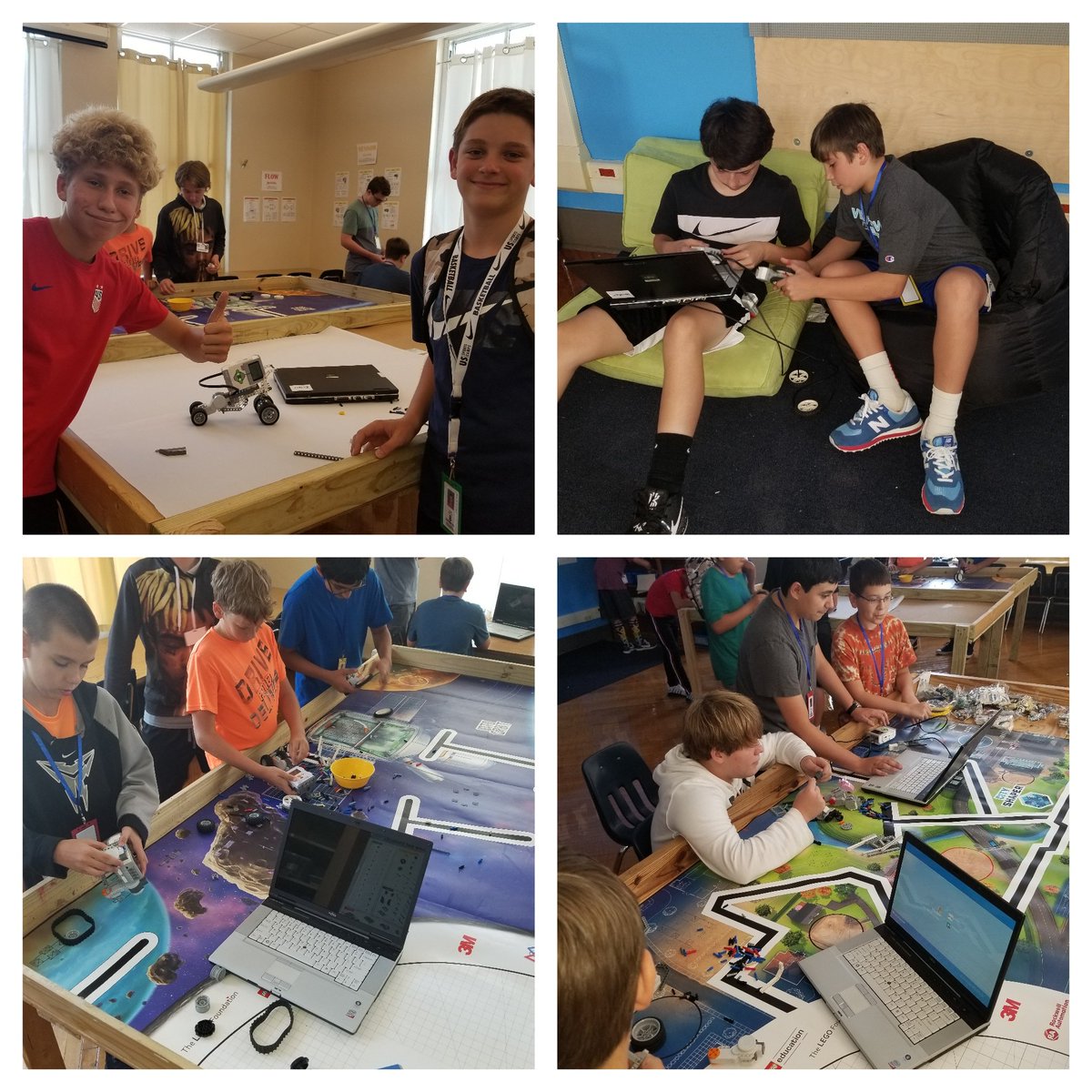mrssimonscience's tweet image. 8th Grade Robotics began exploring with the EV3s today! #norulestoday #createawesomeness 
@BanderaMiddle @BanderaISD