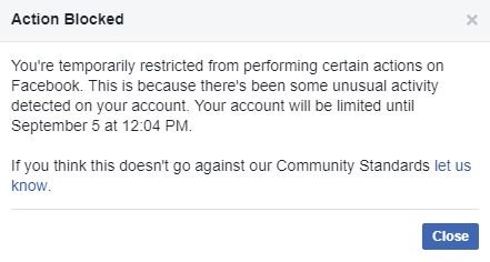 .... and again blocked without any reason!