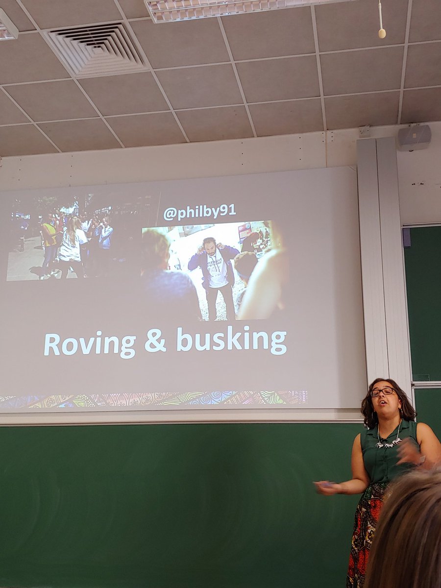 ctridzzz's tweet photo. Sneaky shutout to @Philby91 from @HanaAyoob's session at @TMiPUK #ScienceBusking #MathsBusking #scicomm https://t.co/vEFU0jDSJB