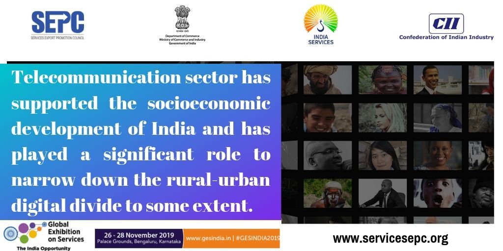 Sepc_India's tweet photo. #Telecommunicationsector has supported the socio-economic development of India and has played a significant role to narrow down the rural-urban digital divide to some extent.
Grab global business opportunities in telecommunication services only at #GESINDIA2019
Stay connected- https://t.co/Hy0YXREaCl
