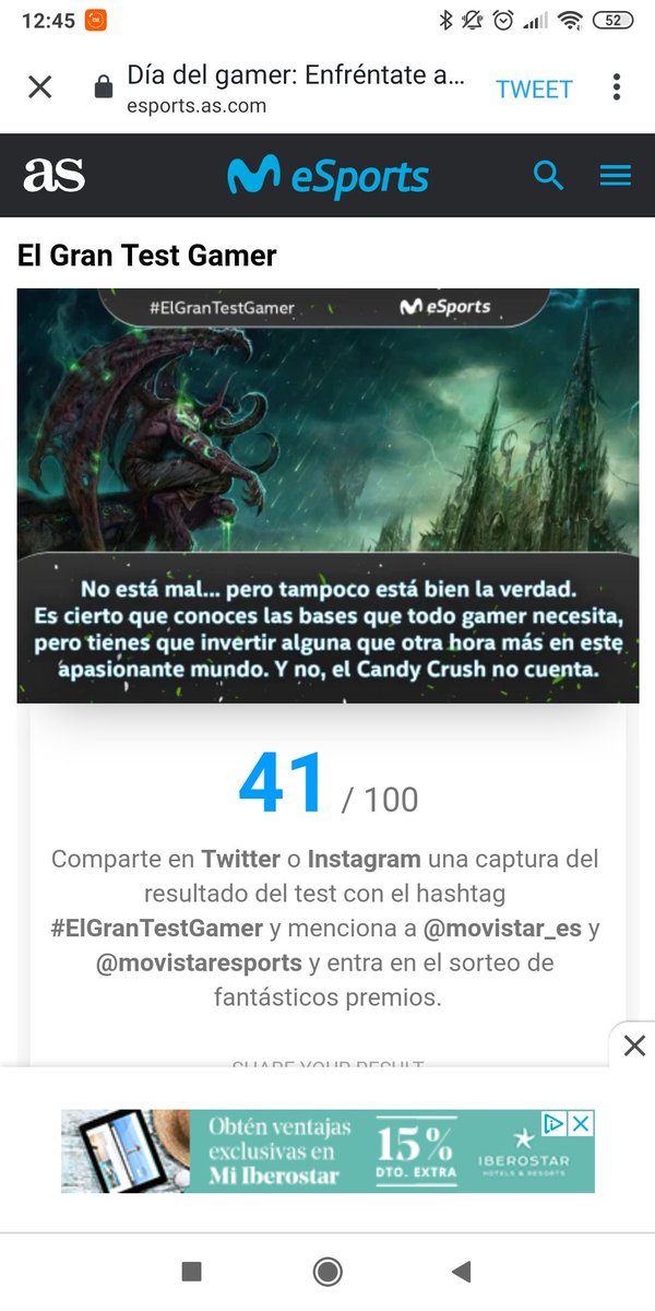 Andditta__'s tweet photo. Progresando adecuadamente, pero menos mal que había alguna pregunta de Minecraft en #ElGranTestGamer de @movistaresports y @movistar_es porque sino...
PD: Candy Crush es de #Gamers
PD2: Lo que se aprende por amor https://t.co/nfhmK040aW