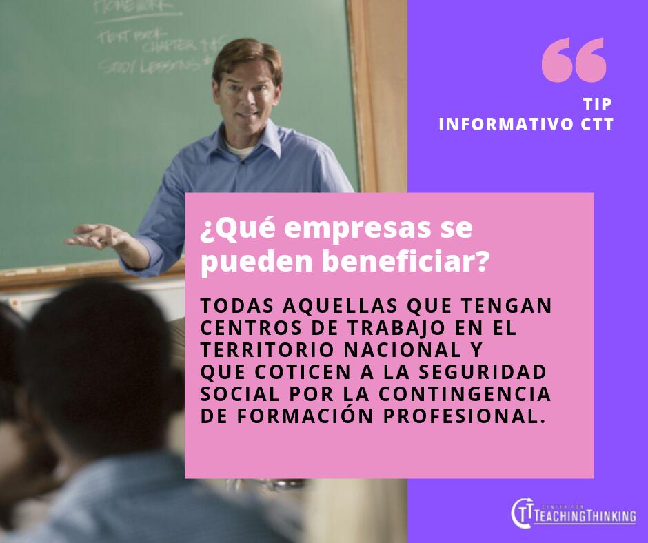CTeachThink's tweet photo. ¿Cuáles empresas se pueden beneficiar de #Fundae?

Para más información ingresa a https://t.co/xHGWEw0mh6

#Tipinformativo #FUNDAE #CTT #Formación https://t.co/sAmJ6adfEE
