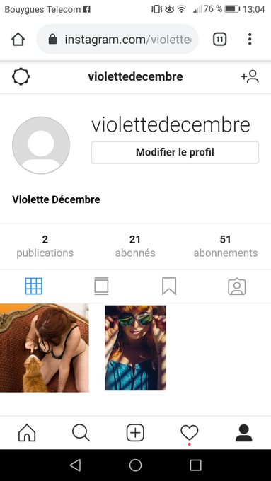 Nouveau compte pour une nouvelle vie. (En attendant la possible r&eacute;activation de l'ancien.)  #instagram<a href="/tag/followme"class="tags"><span>#followme</span></a><a href="/tag/instagram"class="tags"><span>#instagram</span></a><a href="/tag/censorship"class="tags"><span>#censorship</span></a>