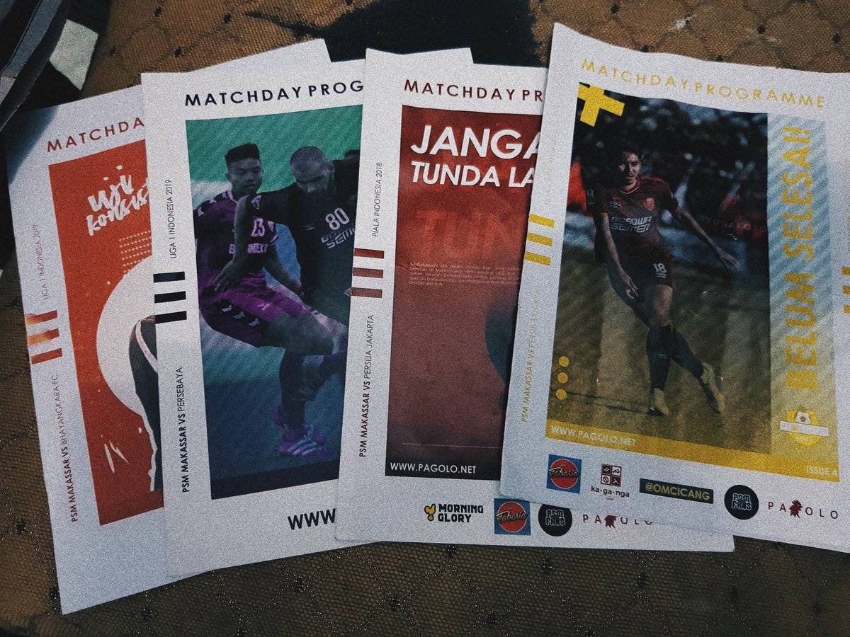 Matchday Programme insya allah hadir lagi VS Persela. Buat teman-teman yang ingin berkontribusi/beriklan untuk pecetakan MDP kali ini silahkan DM mesra yes. Dari Suporter untuk Suporter 🌻🐔

Fyi mdp ini gratis ya, bisa didapatkan di pintu masuk mattoanging saat hari pertandingan