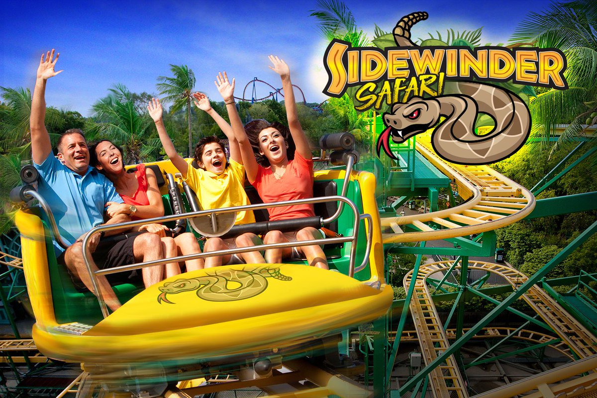 sixflagsDK's tweet image. Slithering its way to the park in 2020 is Sidewinder Safari, a one-of-a-kind, combination spinning coaster and animal exhibit experience. Sidewinder Safari becomes the park's 12th roller coaster! 🐍🎢Learn more now: 6fla.gs/sfdknew