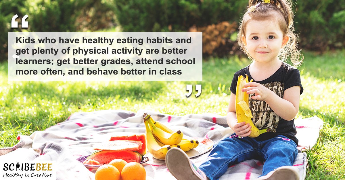 ScribeBee's tweet image. Diet and nutrition help our children live a healthy life and avoid chronic diseases.   
#kids #nutrition #healthyliving
