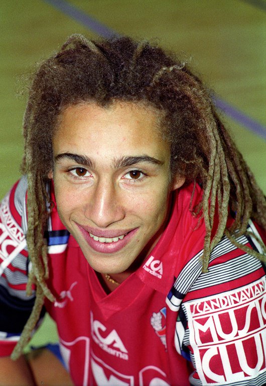 90s Football on Twitter: "A young Henrik Larsson.… "