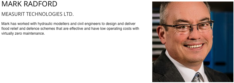 Measurit's tweet photo. Don't miss Mark Radford's seminar on Elastomeric Valve Applications in Flood Defence at #FloodExpo 2019. He will be in Seminar Hall 25 on Wednesday 11 Sept at 12:30pm. See you there! https://t.co/JbwxqcdPQq