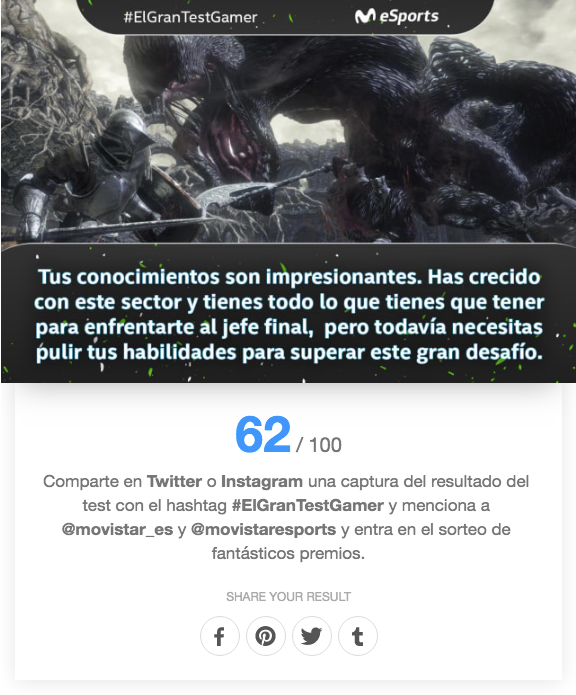 C4RLoL's tweet photo. casi palmo #ElGranTestGamer , indigno de mis conocimientos... snif @MovistareSports https://t.co/in44rPNqAP