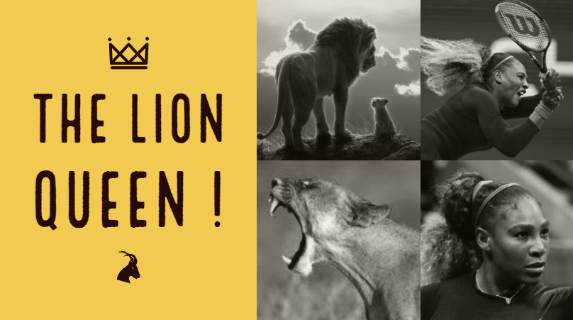 Lucy33lucy's tweet photo. @serenapower_ @serenawilliams A raw but feisty cub battled for supremacy when she took on the ROAR talent that is Serena. I had quite a few kittens watching that jungle duel but my lioness prevailed๐ฏ #queenofthrones https://t.co/N4Ne2kXvwp