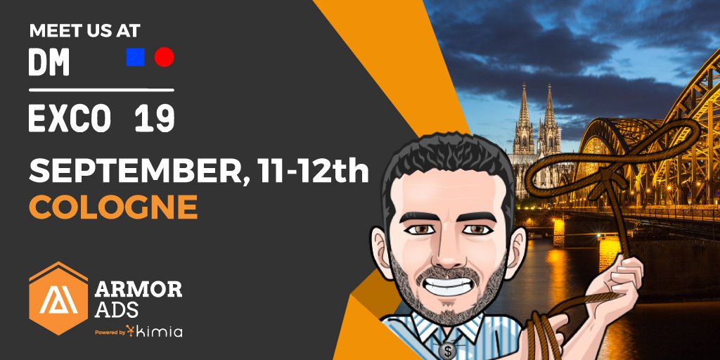 armorads's tweet photo. Meet the ArmorAds team at @DMEXCO. Acquire users for #mobileVAS services or monetize #mobiletraffic worldwide. Contact: info@armorads for a meeting! Hall 7.1., Aisle E, #49. 
#CPA #performanceadvertising #VAS #hqtraffic https://t.co/GZYYj9Bvck