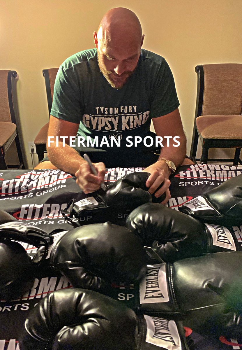 FitermanSports's tweet photo. 🥊While you sleep; we work! We had a blast with the Champ Tyson Fury! This guy &amp; his crew were awesome! Thanks for making time for us during your last few days training camp! #FitermanSports #WeRepTheBest #TysonFury #GypsyKing https://t.co/HxFoIAXNwZ