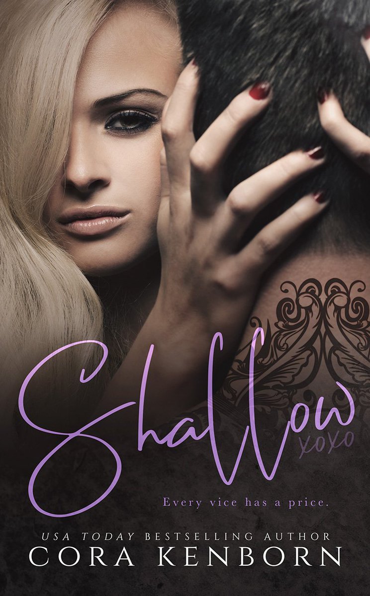 CoraKenborn's tweet photo. ✨SHALLOW COVER RE-REVEAL
✨Cover design by Cover Me Darling LLC
✨#99cents in US &amp; UK or FREE w/KU

" An emotionally charged story of revenge and redemption." 
"Enemies to lovers at its best, and a second chance with a twist." 

https://t.co/mMxdvfzeLj

#IARTG #BookBoost https://t.co/C9fidPh4xL