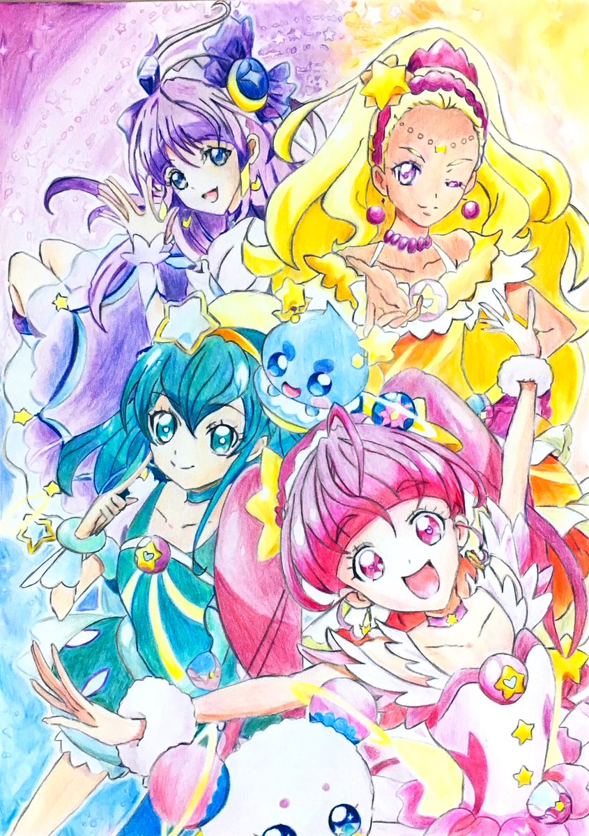 ট ইট র ダイン プリキュア描きましたヽ 初めて描いたんですが 女の子は難しいですねs トゥインクルプリキュア 色鉛筆 模写 ট ইট র ダイン プリキュア描きましたヽ 初めて描いたんですが 女の子は難しいですねs トゥインクルプリキュア 色鉛筆 模写