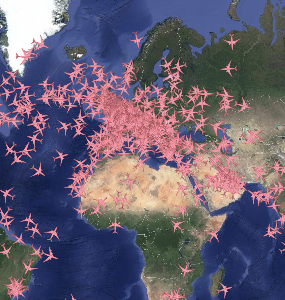 LiveFlightApp's tweet image. How would you define Europe right now? A brawl? A mess? [we’re talking about on @infiniteflight, just for clarity...]