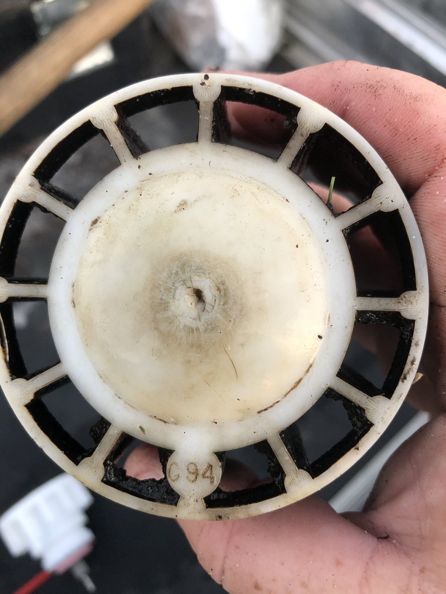 Out with the old and in with the new. But looking at the month and year stamp on the old you can see a quality <a href="/ToroGolf/">Toro Golf</a> product that has lasted 25 years. #toroirrigation