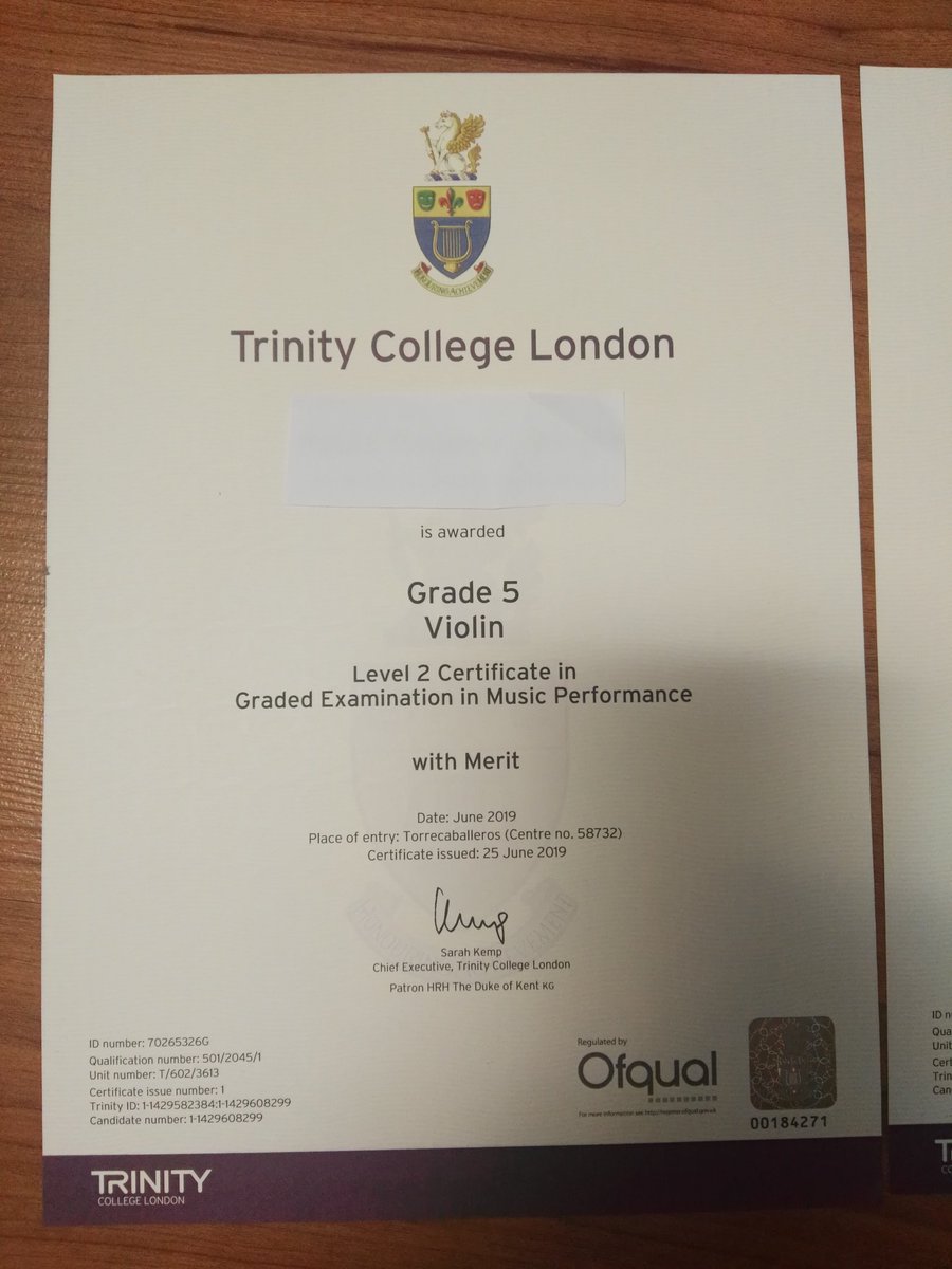 Trinity... calidad avalada internacionalmente