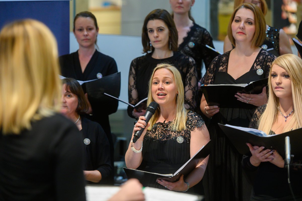 MWChoirs's tweet photo. Tune into @bbc5live at 1:05pm today to hear lovely Lisa from @MWCBrompton talking to @TherealNihal about the challenges of deployment and what the Military Wives Choirs mean to her. #singsharesupport #loveandseparation https://t.co/5CPr25To3x