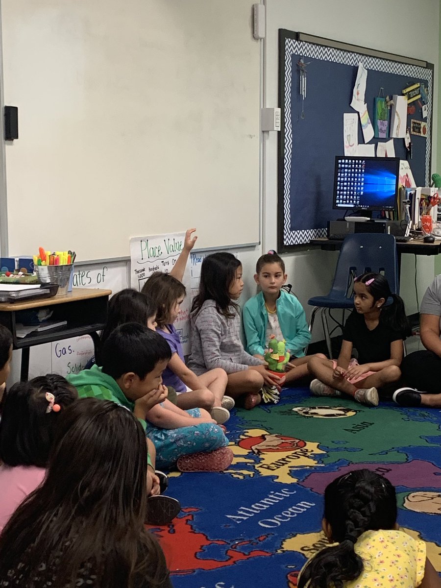gould_linds's tweet photo. I loved stopping by @MrsWinklmann’s classroom for morning meeting today! They used their fun cactus talking stick to share about what #theoceeway looks like in their classroom, especially during math rotations. Thank you for opening your door to me! https://t.co/n0DpRCygVo