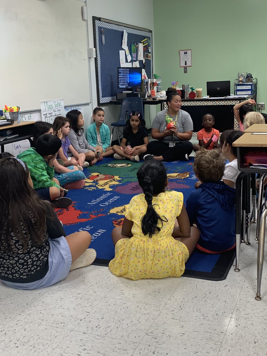 gould_linds's tweet photo. I loved stopping by @MrsWinklmann’s classroom for morning meeting today! They used their fun cactus talking stick to share about what #theoceeway looks like in their classroom, especially during math rotations. Thank you for opening your door to me! https://t.co/n0DpRCygVo