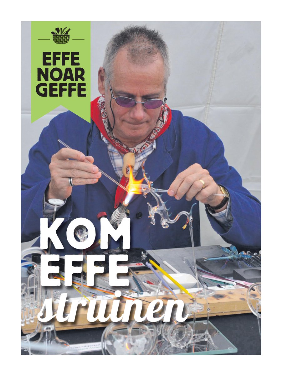 Kom je zondag struinen langs de 200 mooie kramen? Verwonder je over 80 ambachten die recht voor je neus worden uitgeoefend. Naast lekkere broodjes en Geffens speciaalbier heeft de lokale ondernemer veel meer streekaanbiedingen! En vergeet de hilarische Veiling der Emotie niet...