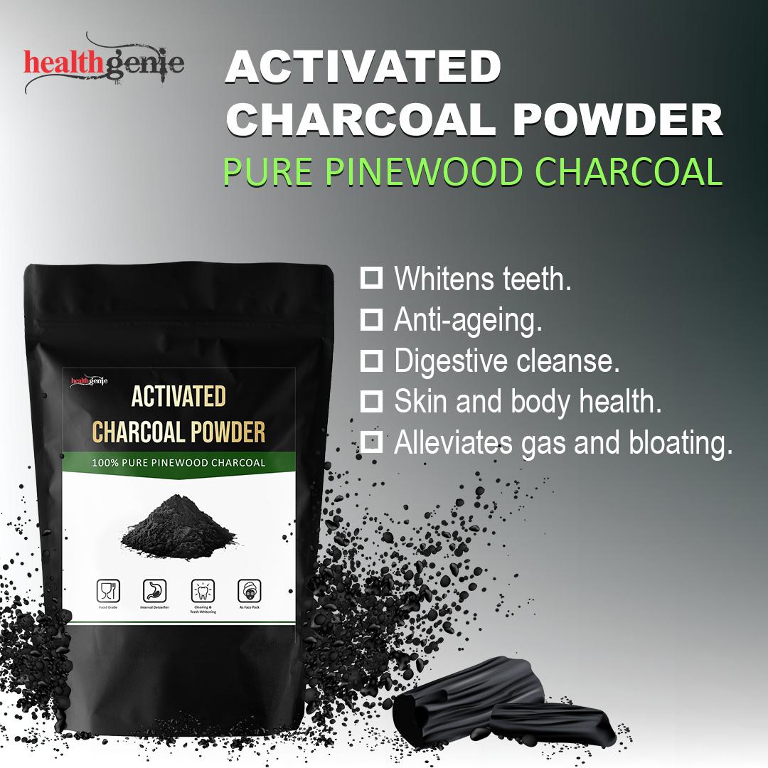 Healthgenie #activatedcharcoal is food grade and easily consumable. It use for #naturaltreatment and reduce bloating and gas, promote #healthydigestive tract, #whiteningteeth, #loweringcholesterol.

Product details : amzn.to/2NEYALM

#whiteteeth #dental #natural  #teeth