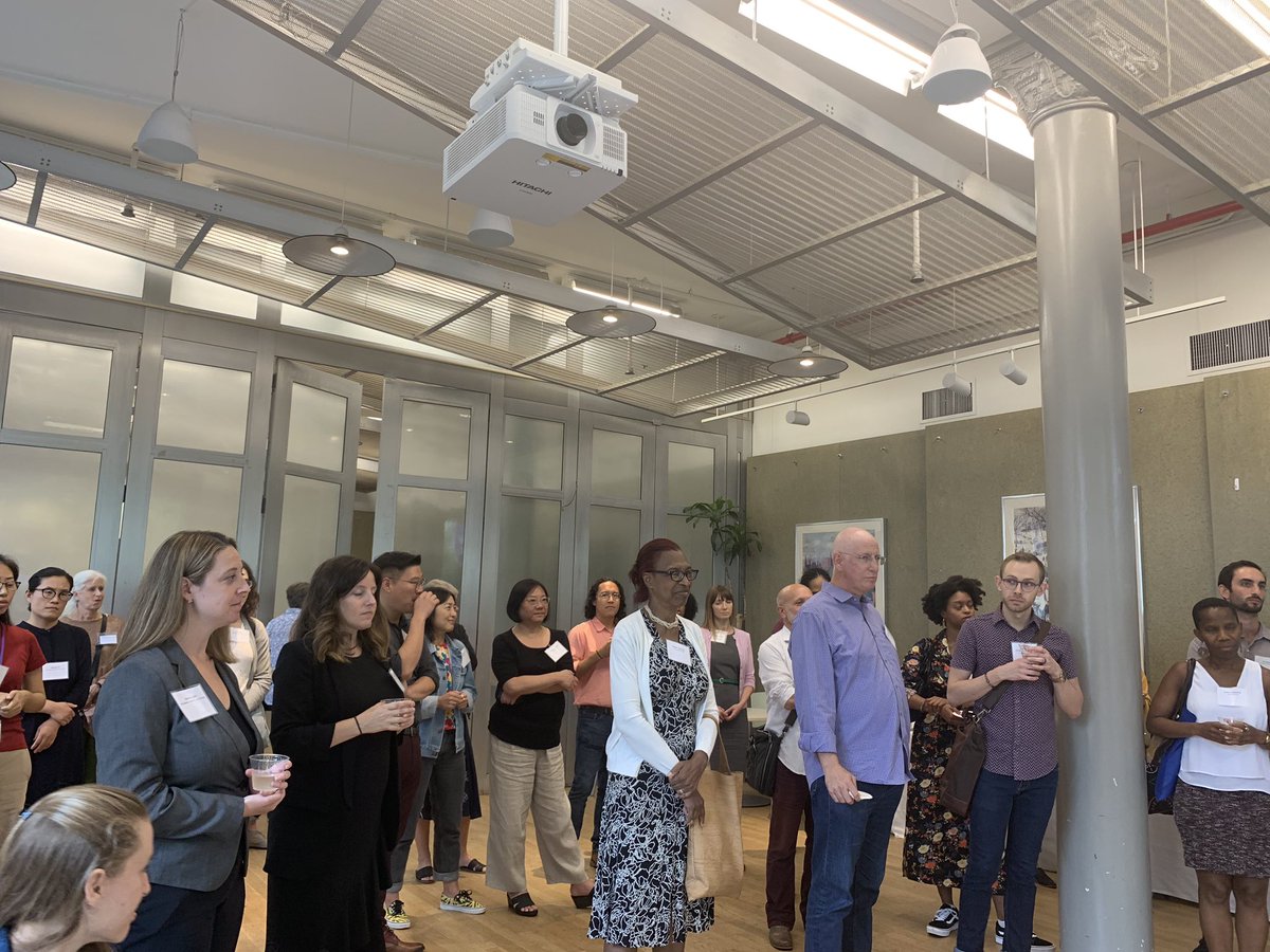 DLendof's tweet photo. Yesterday @nyusteinhardt Prof. And Interim Vice Dean James Fraser and a number of our department faculty members welcomed our doctoral students. #nyu #nyuwelcomeweek @NYU_ASH https://t.co/qzyF4t24Jp