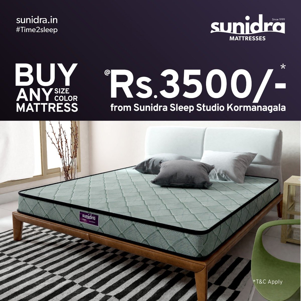 Sunidra on sale spring mattress